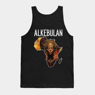 Shape Of Africa Map Alkebulan Melanin Gift T-Shirt Tank Top